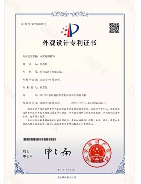 CRAFTSMM patent and certificate 2
