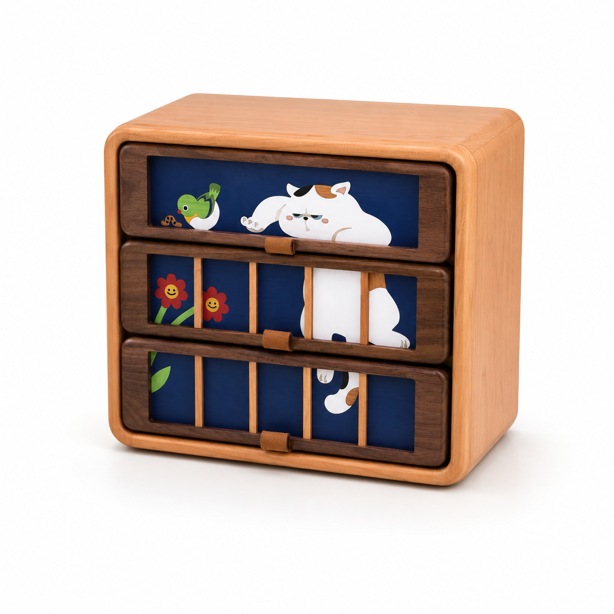 CRAFTSMM | Cute Beast Storage Cabinet - Naughty Cat