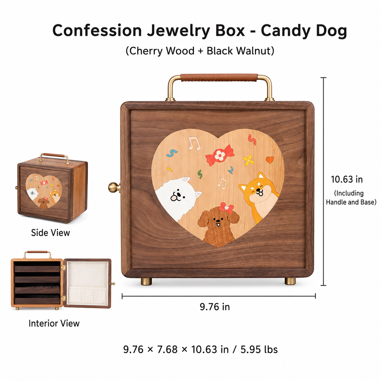 CRAFTSMM | Confession Jewelry Box - Candy Dog