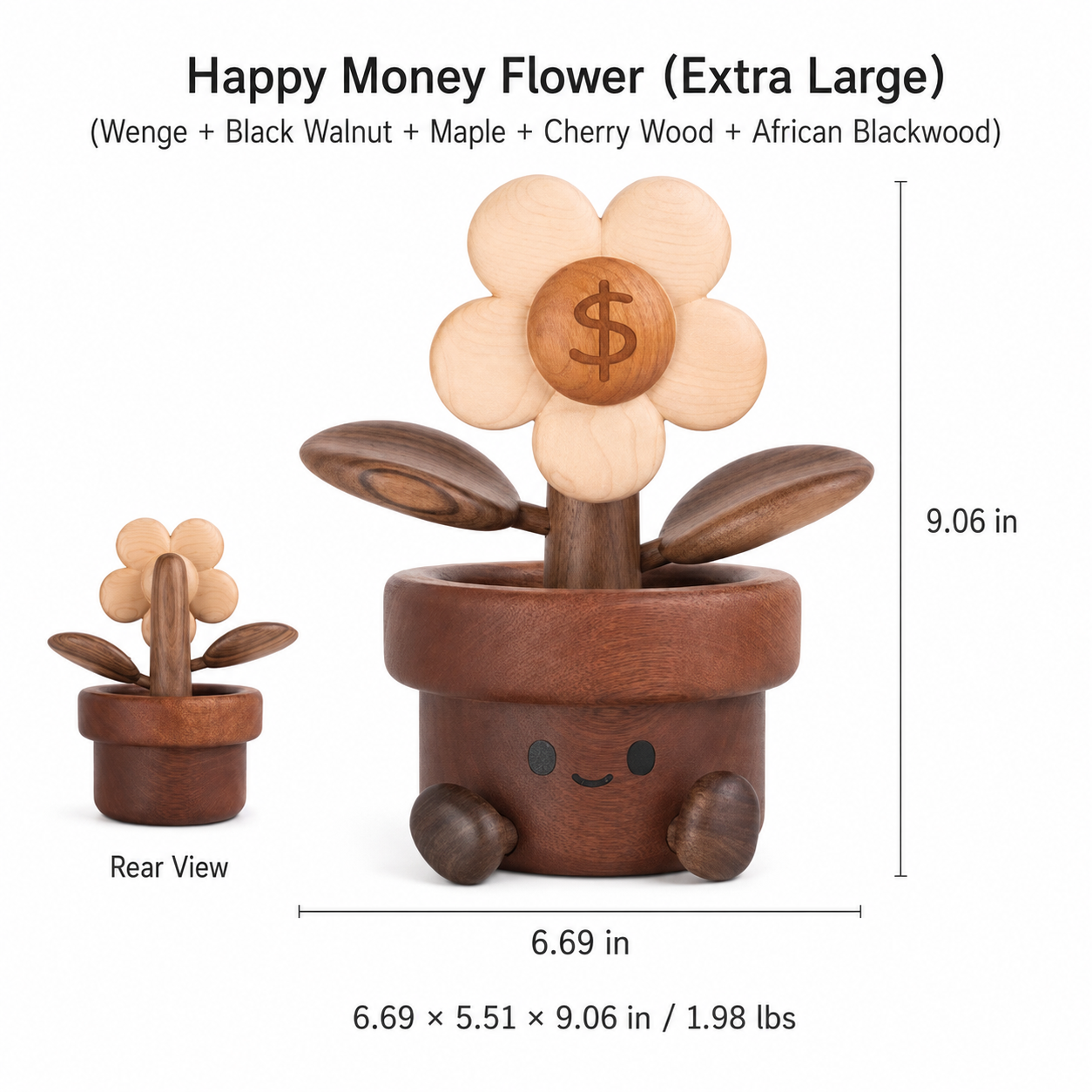 CRAFTSMM | Happy Money Flower-Extra Large