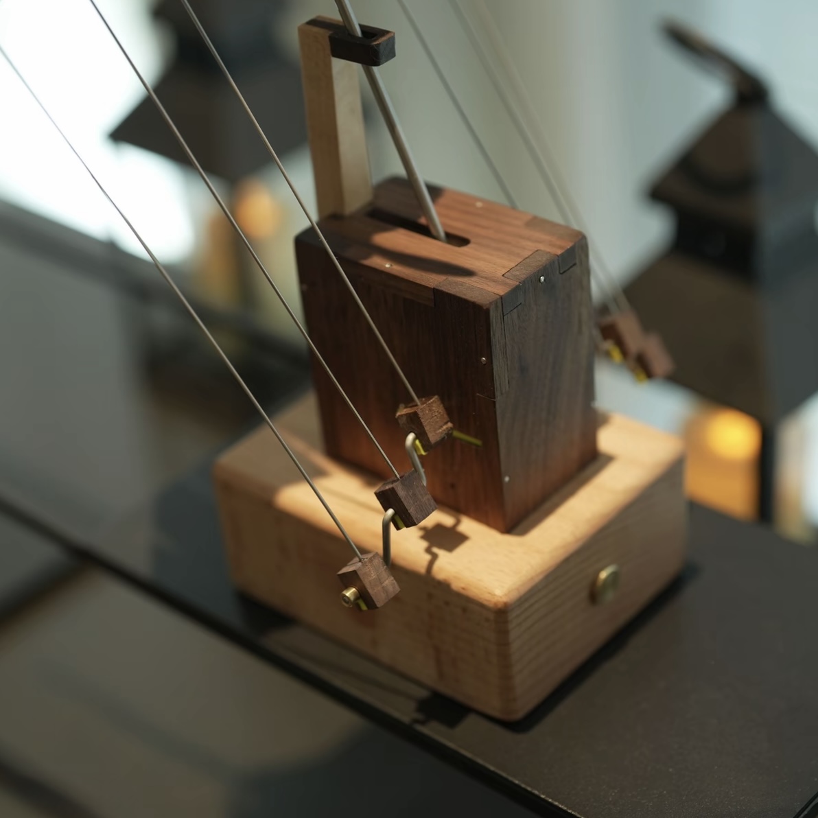 Wooden Automata Manta Ray