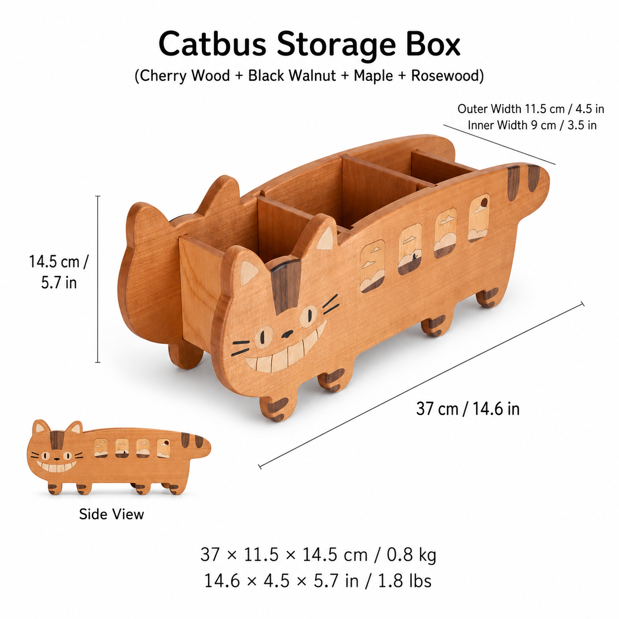 CRAFTSMM | Catbus Storage Box