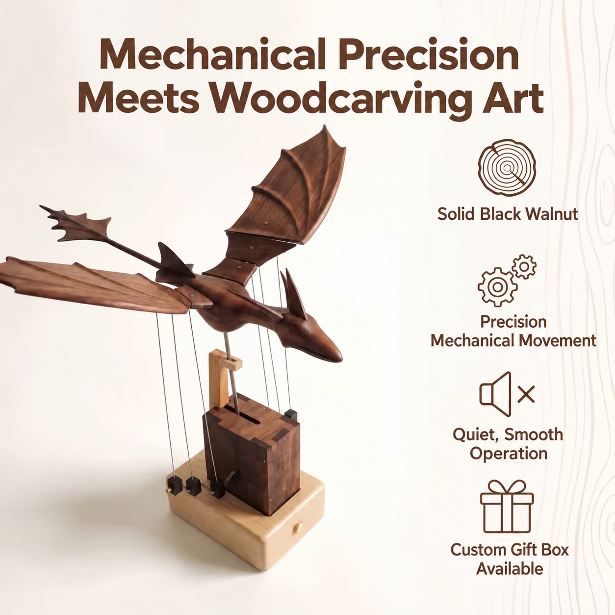 Wooden Dragon Automata