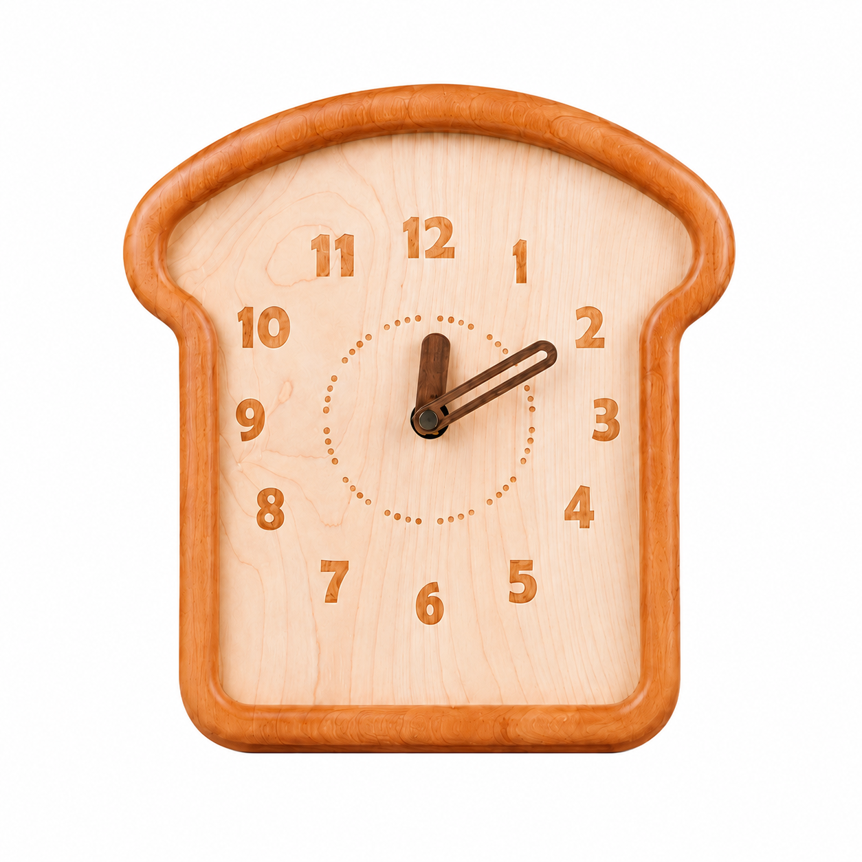 Butter Toast Wooden Clock-Large