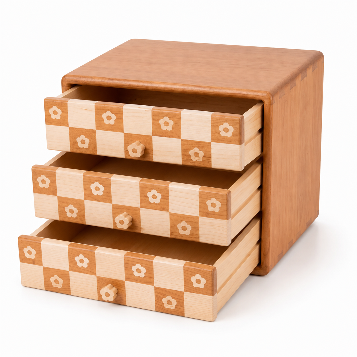 CRAFTSMM | Large Flower Storage Cabinet - Cherry Wood