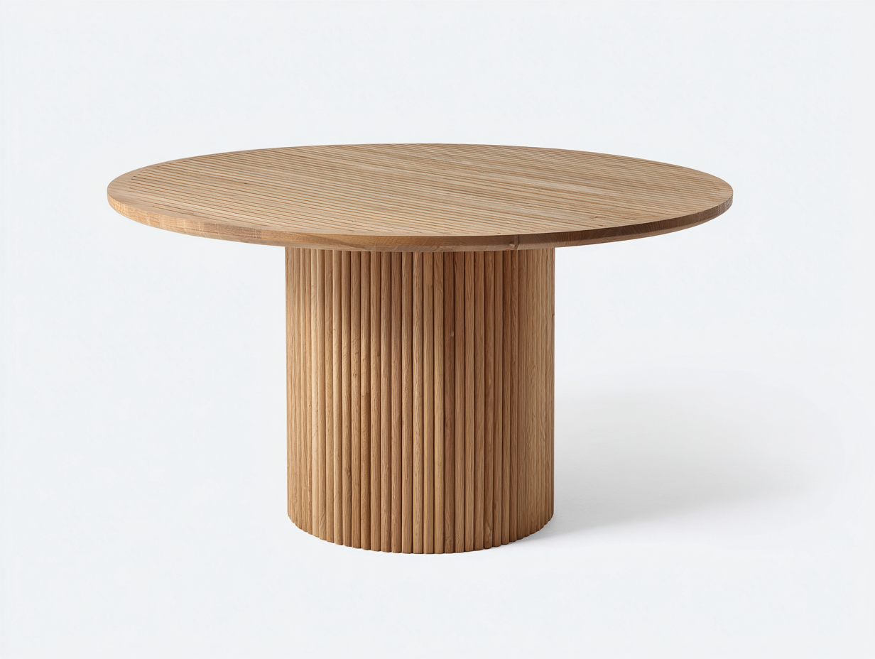 Tavolo da giardino in legno 132x132x74 cm - marrone chiaro - adatto per terrazza e giardino - stile moderno naturale-Zivazihaus