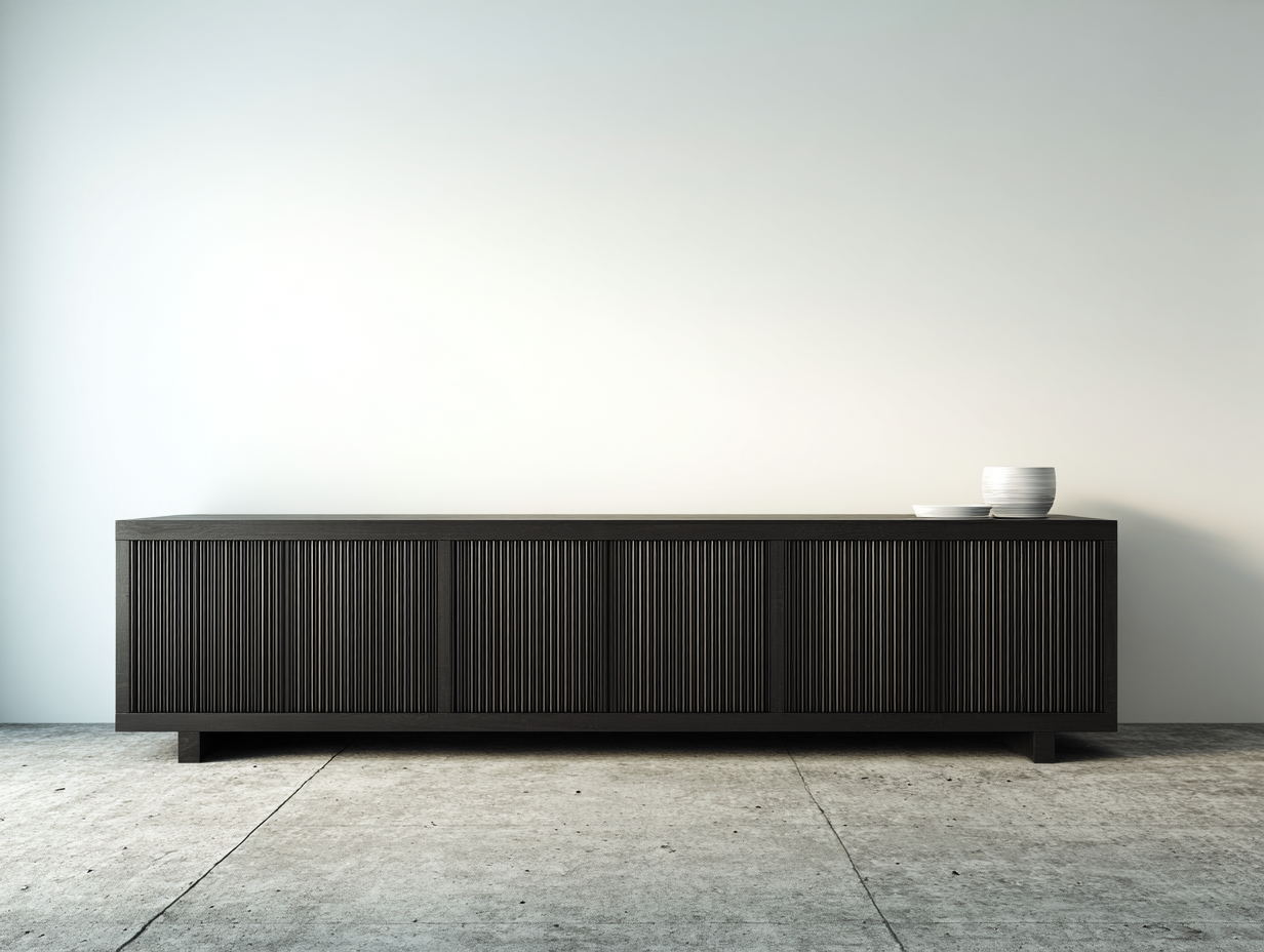 Mobile ingresso in MDF 188x39x70 cm - nero - adatto per ingresso - stile moderno minimale-Zivazihaus