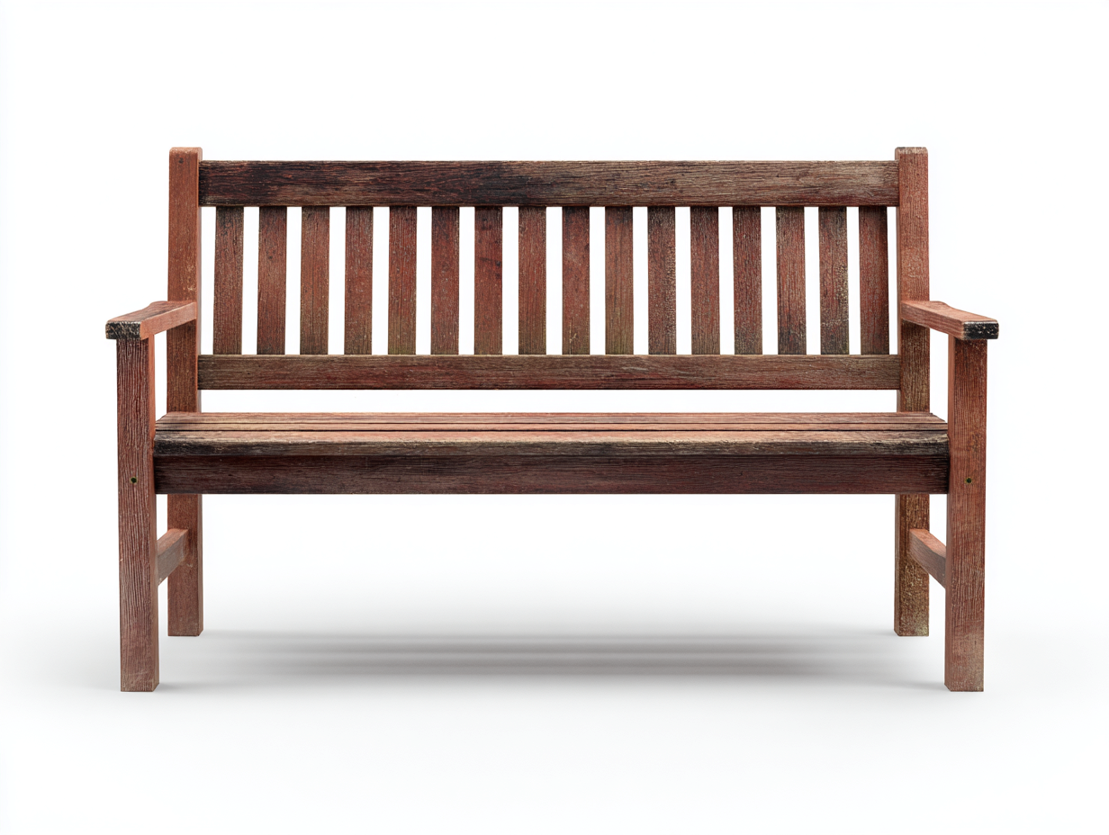 Panca da giardino in legno massello marrone scuro 128x58x89 cm - per giardino e terrazza - stile rustico tradizionale-Zirasohome