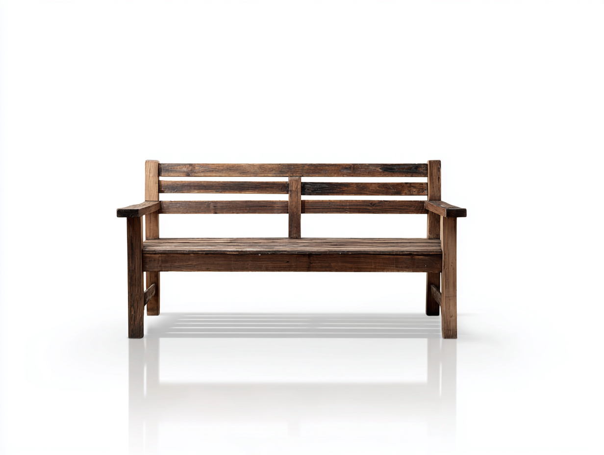 Panca da giardino in legno rustico 132x54x84 cm - marrone naturale - adatta per giardino e terrazza - design classico a doghe-Zirasohome