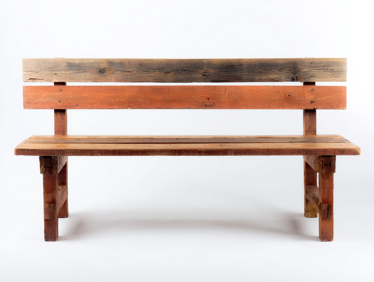 Panche da giardino - legno - 160x50x86 cm - Marrone-Naturale - stile rustico con schienale-Mazosonest