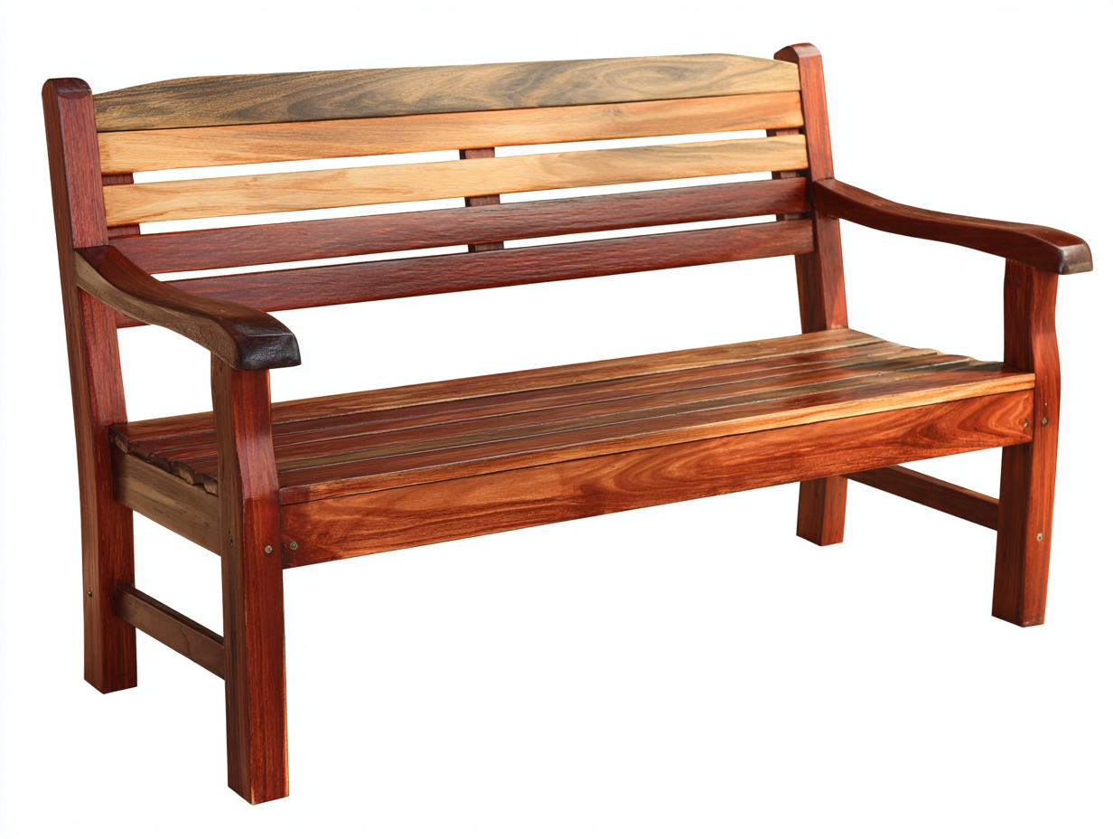 Panche da giardino - legno - 174x60x91 cm - Marrone-Naturale - stile classico con braccioli e schienale-Mazosonest
