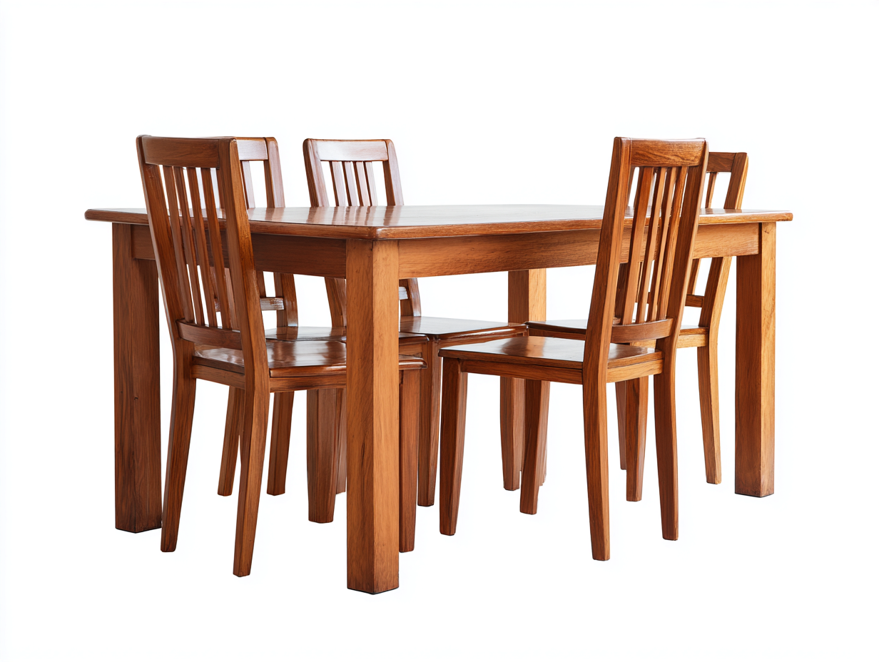 Set da pranzo da esterno - legno - 150x85x76 cm - Noce caldo - tradizionale-Momozihome