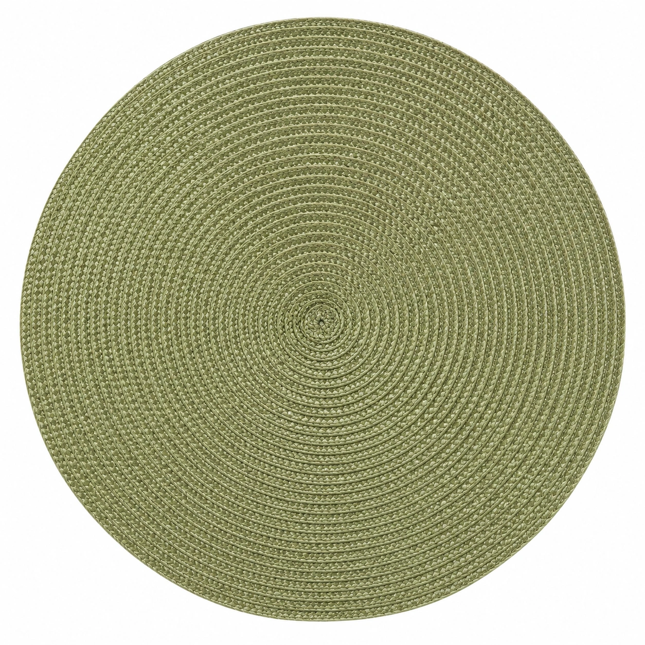Sottopiatto Rotondo Intrecciato Verde Ø38cm-havormika