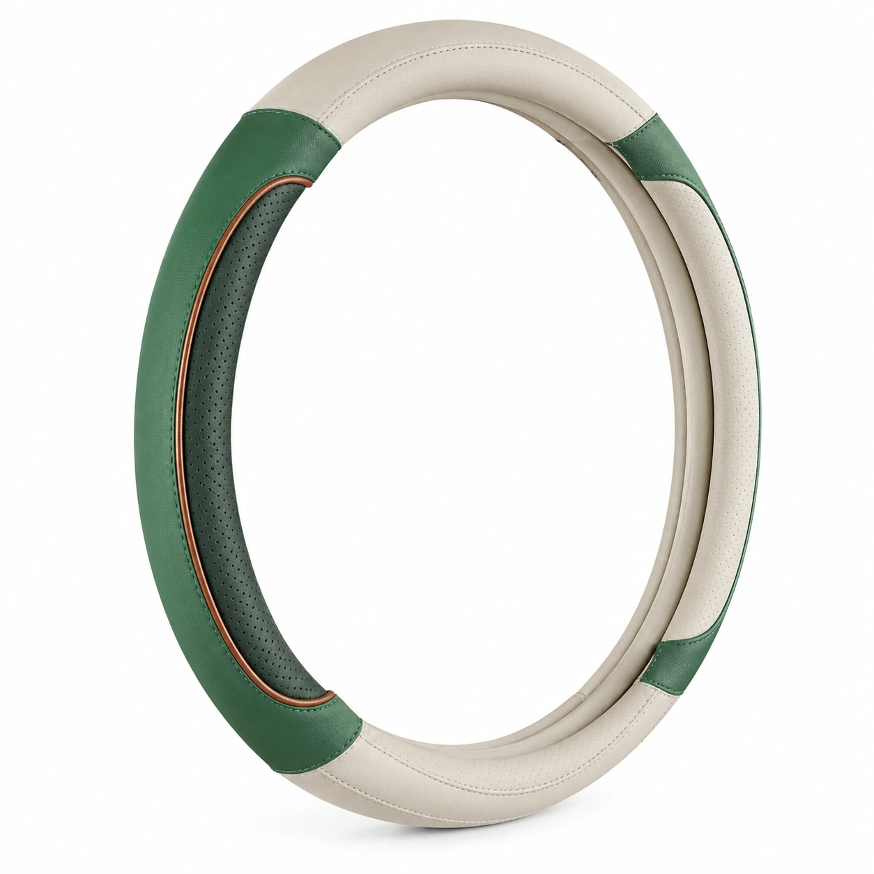 Coprivolante Verde Crema 37-38 cm-havormika