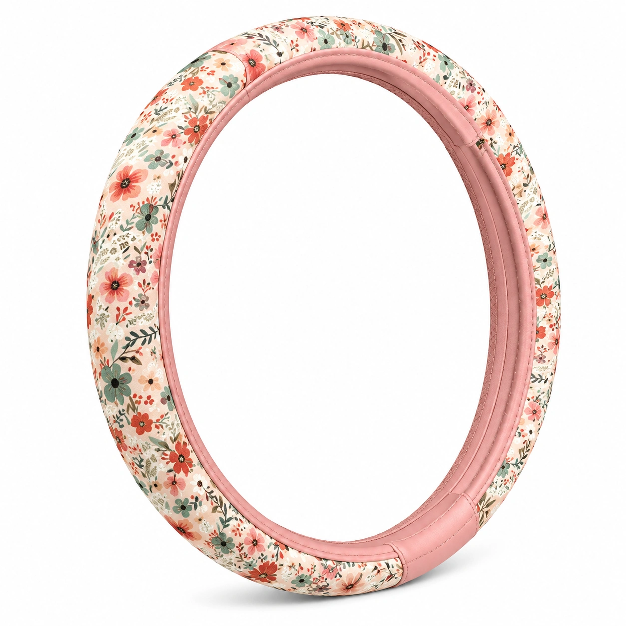 Coprivolante Floreale 37-38cm Rosa-havormika