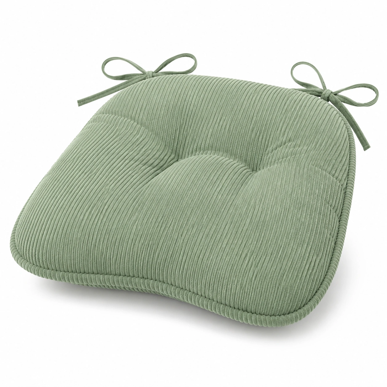 Cuscino Verde Chiaro a Costine 40x40 cm per Sedia-havormika