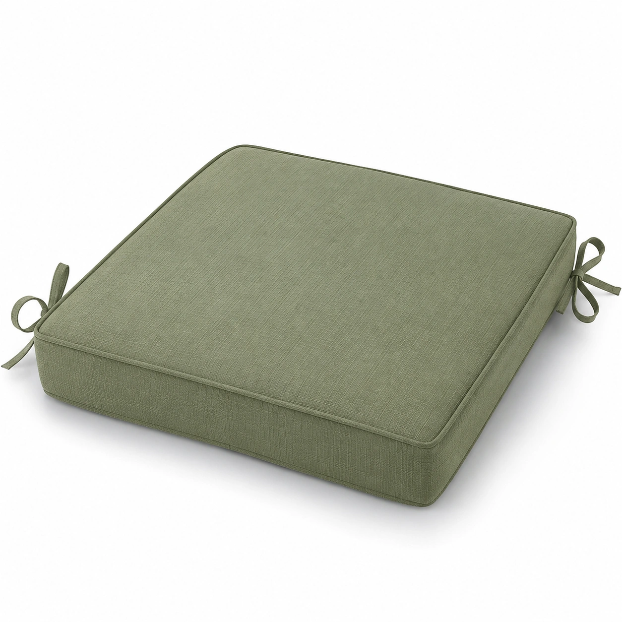 Cuscino quadrato per sedia 40x40cm verde salvia-havormika