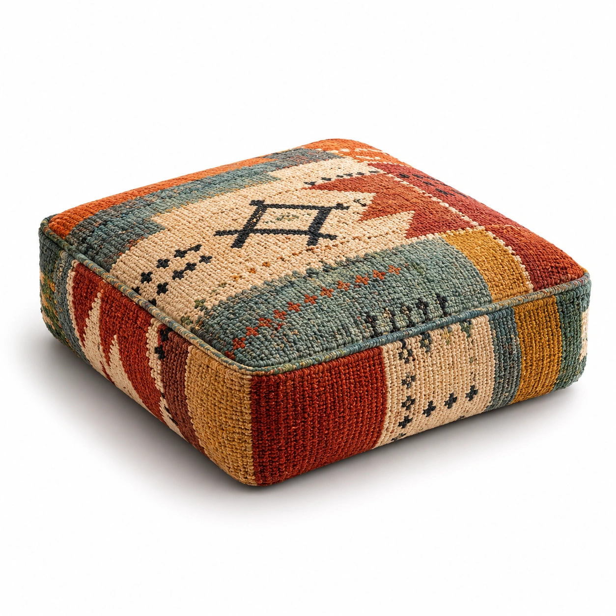 Cuscino da Meditazione Rotondo Multicolore 40x40cm-havormika
