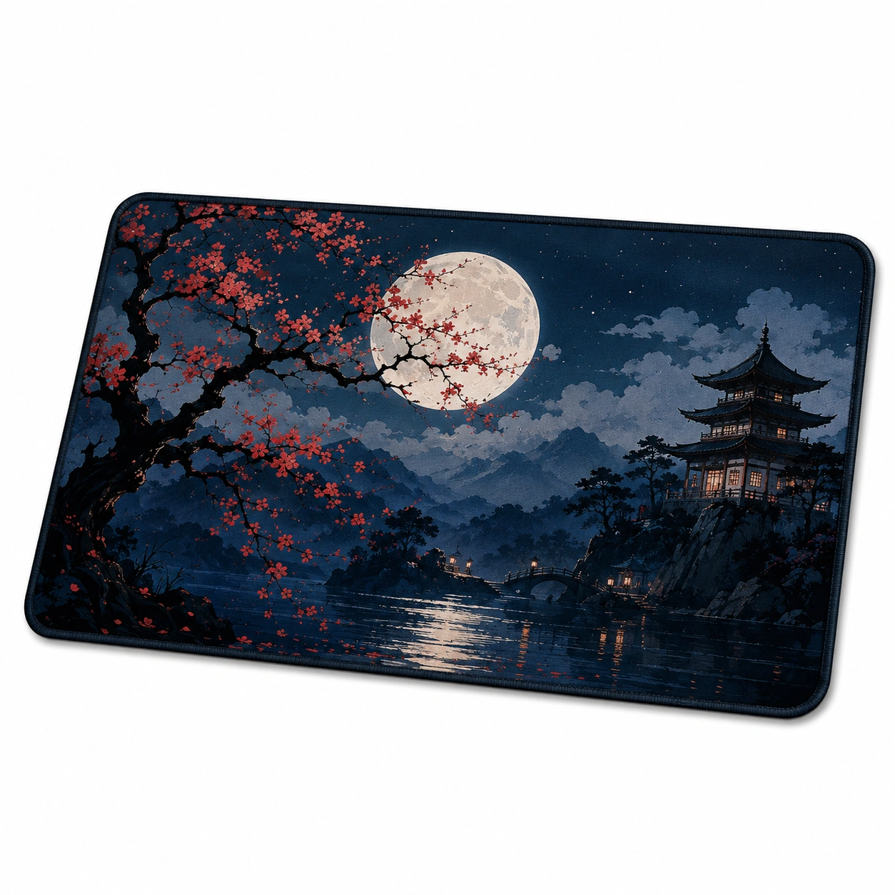 Tappetino per Mouse con Supporto Polso Design Foglie Verde-havormika