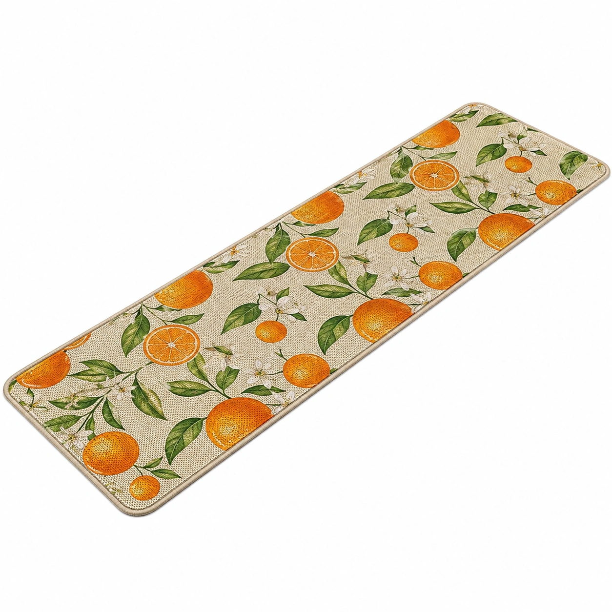 Tappeto da Cucina Antiscivolo con Ortensie Blu 45x180 cm-havormika