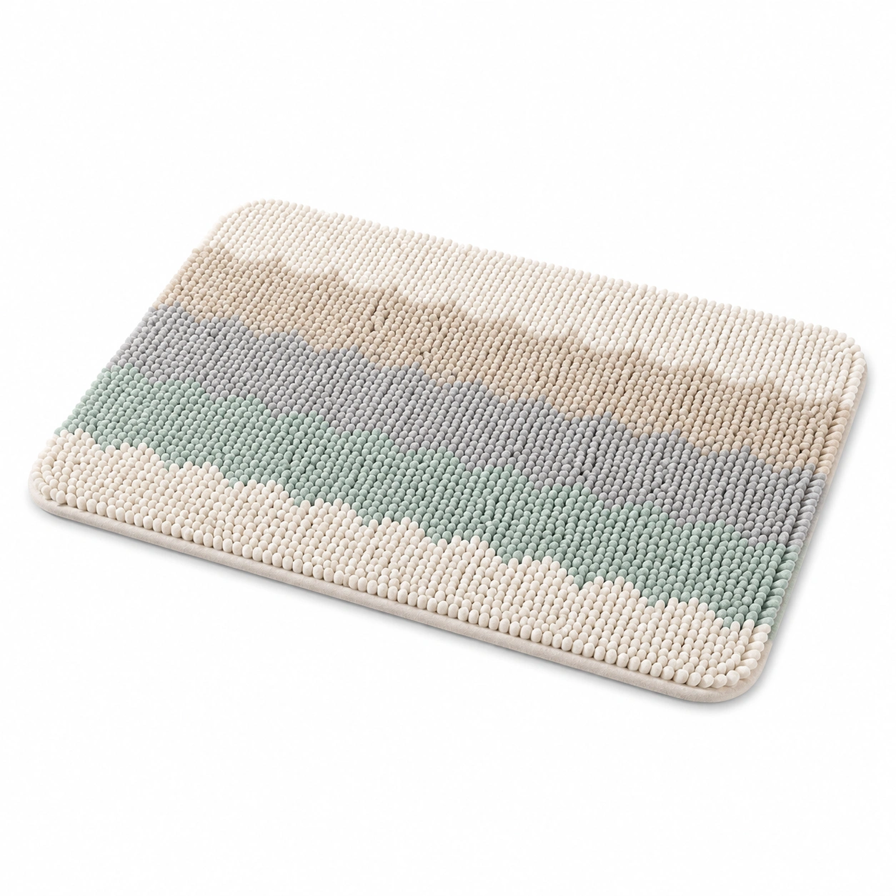 Tappeto da Bagno Antiscivolo Verde Salvia 80x50 cm-havormika