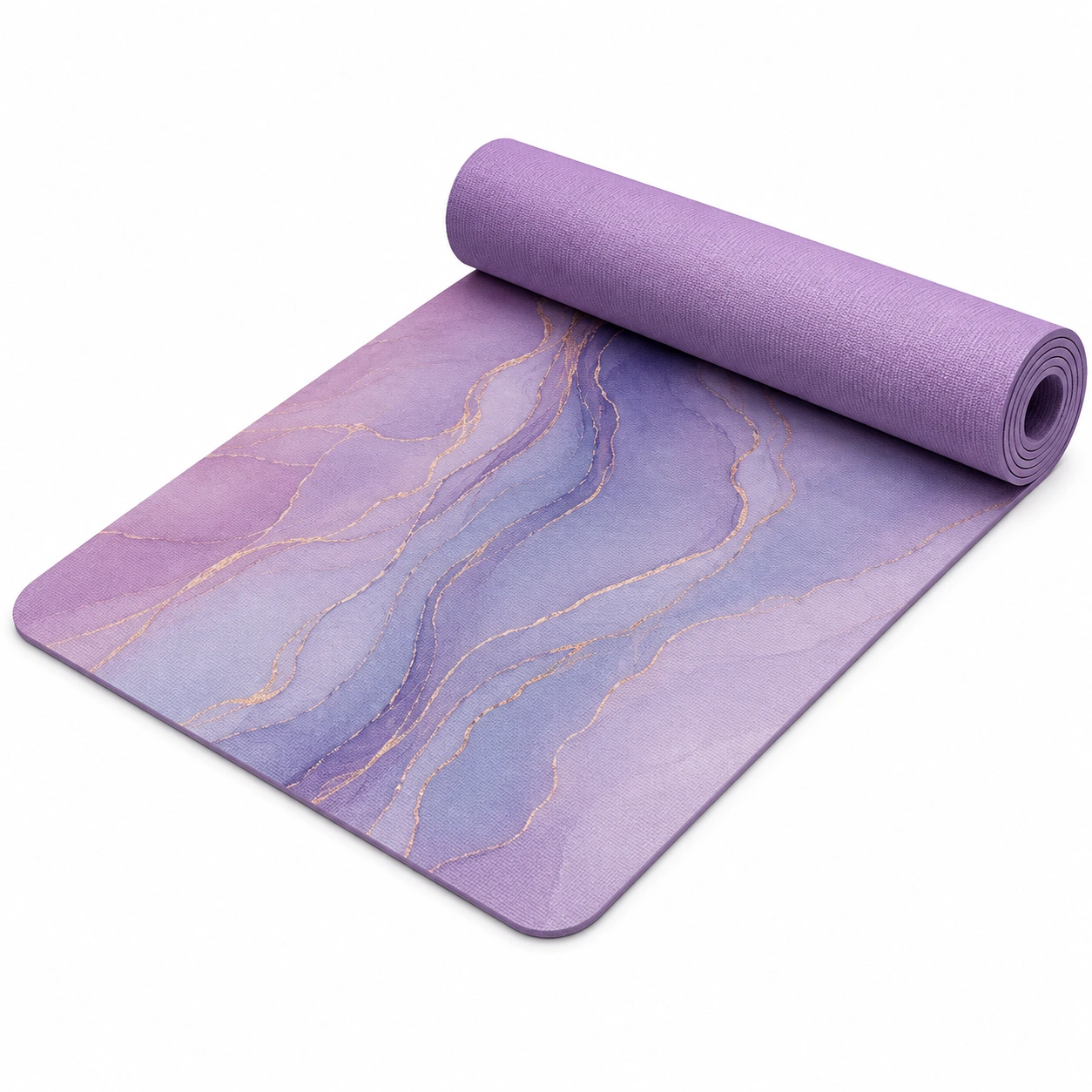 Tappetino yoga antiscivolo viola 183x61x0.6-havormika