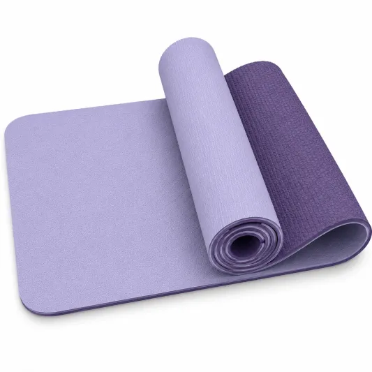 Tappetino da Yoga Antiscivolo con Motivo Decorativo Verde Oliva 183x61cm-havormika