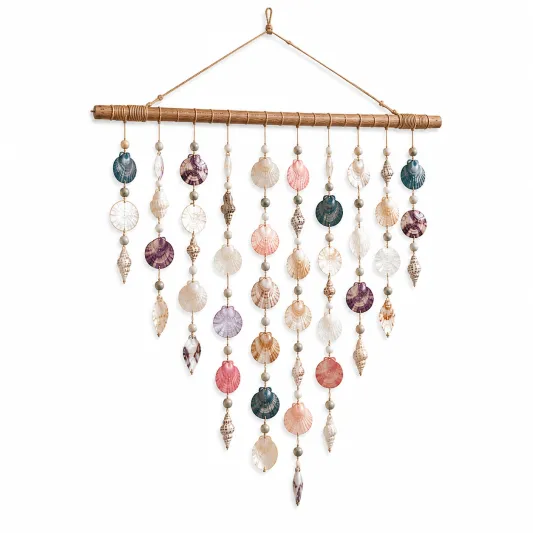 Decorazione Murale con Conchiglie Multicolore-cozfina