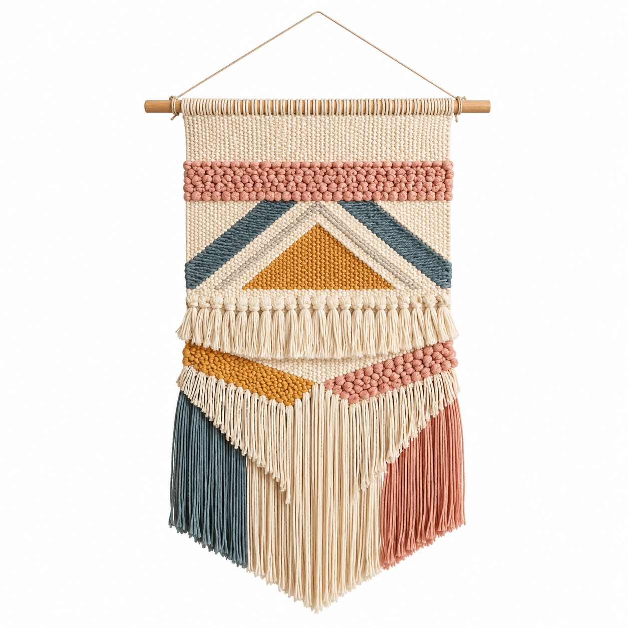 Arazzo da Parete Boho Multicolore 60x80cm-cozfina