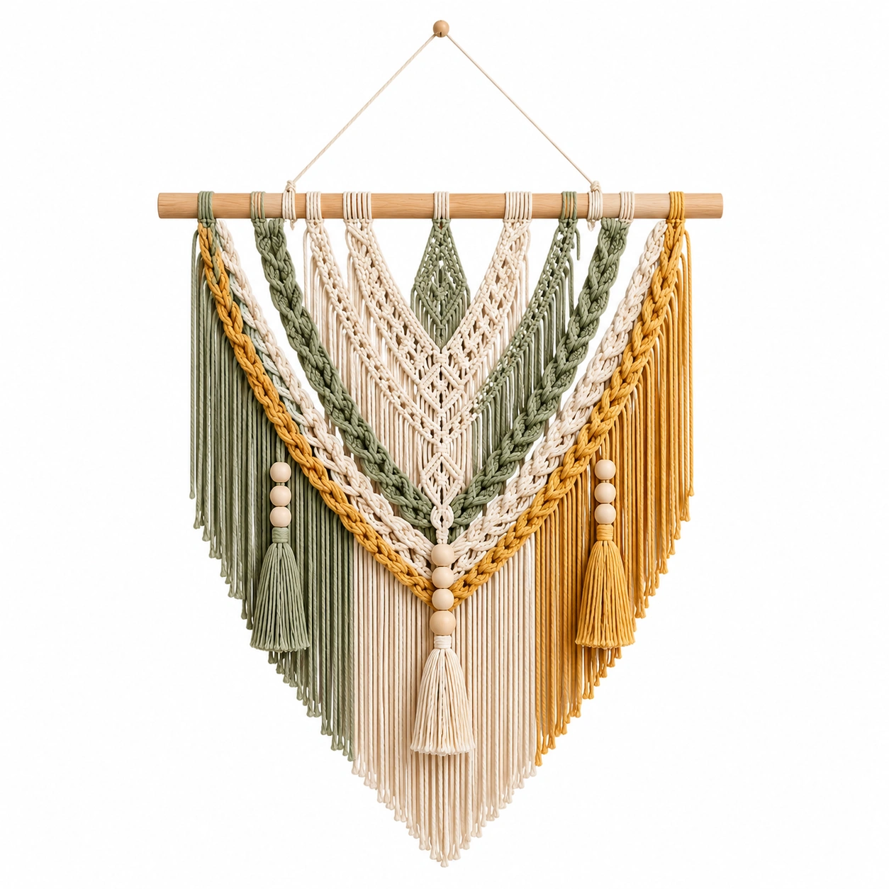Arazzo da Parete Macramè Boho Multicolore-cozfina