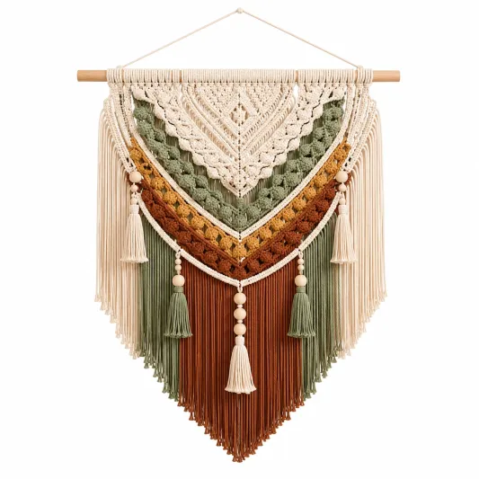 Ghirlanda Decorativa Multicolore con Nappe-cozfina