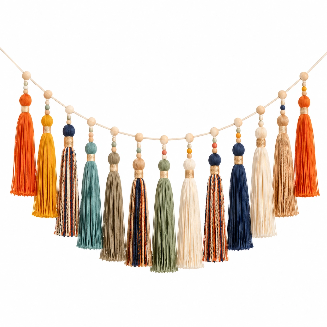 Ghirlanda di Nappe Multicolore per Feste-cozfina