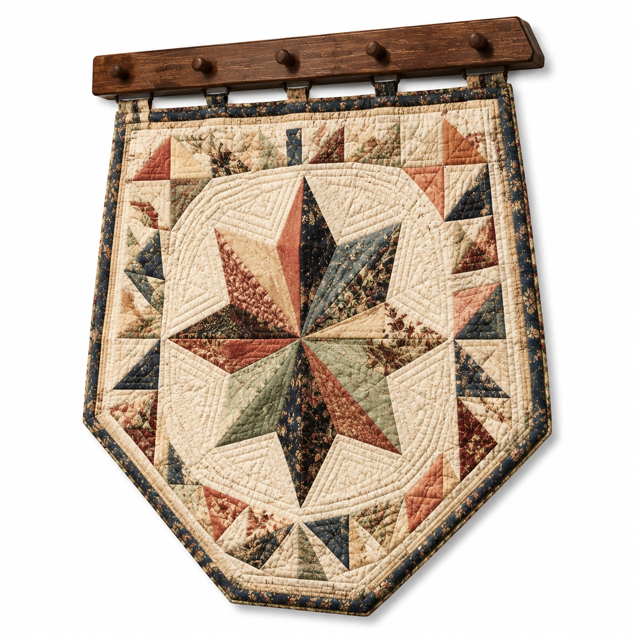 Arazzo Patchwork Geometrico Multicolore 80x80cm-cozfina