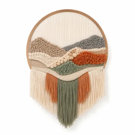 Arazzo Decorativo Ondulato Multicolore-cozfina