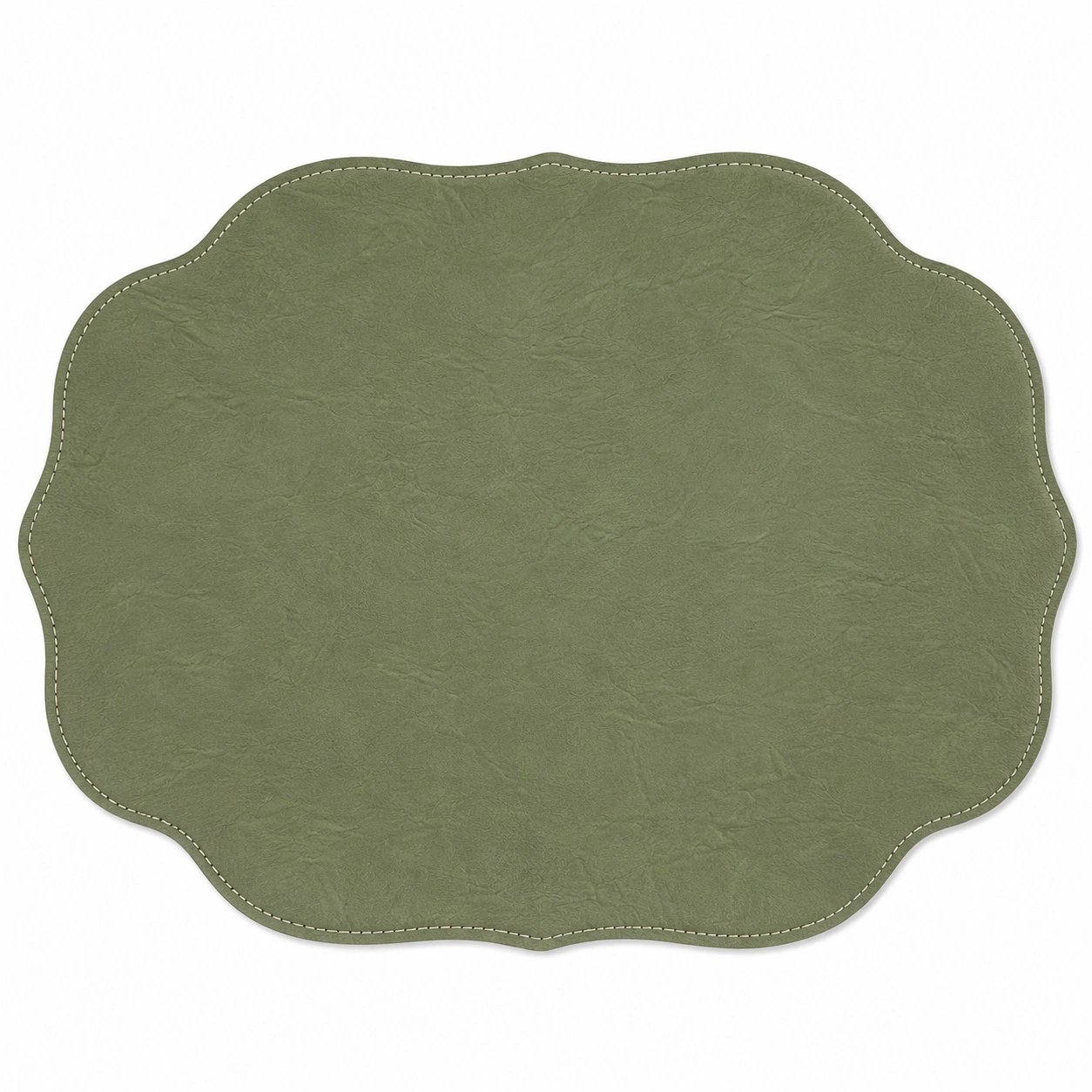 Tovaglietta Ovale Verde 45x30 cm Resistente al Calore-meubelixa