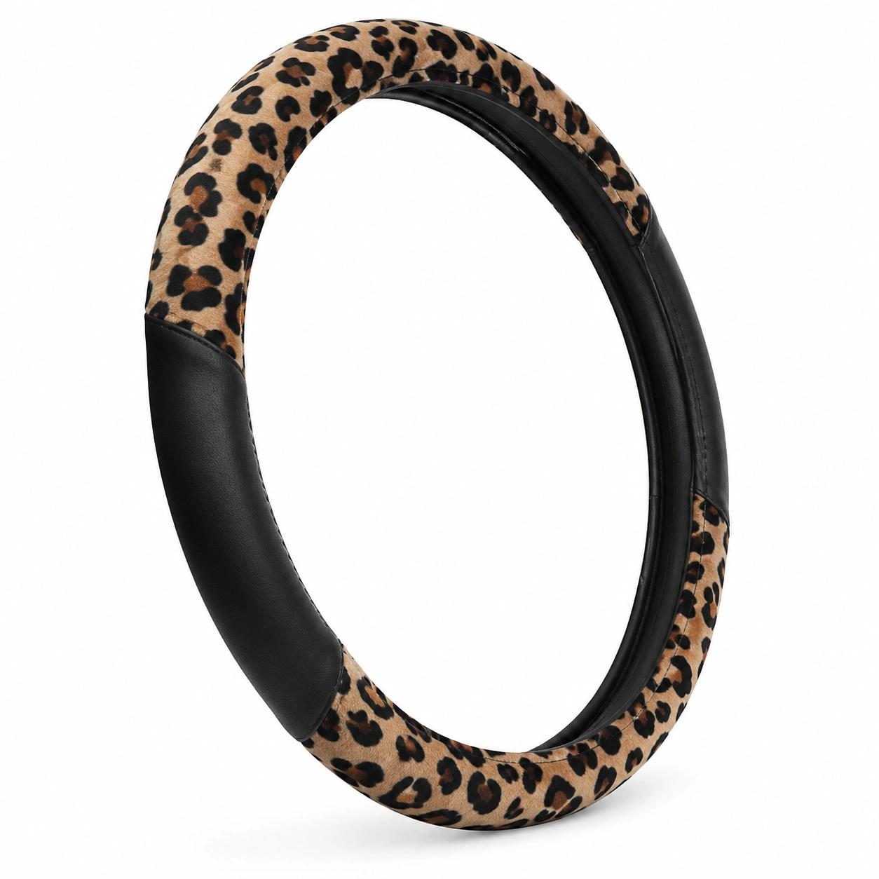 Coprivolante Leopardato e Nero 37-38 cm-meubelixa