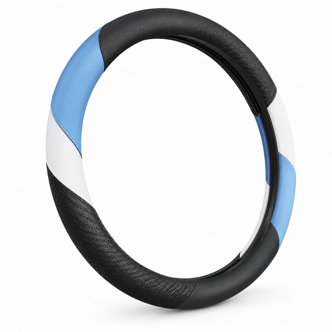 Coprivolante Antiscivolo Nero/Bianco/Blu 37-38cm-meubelixa