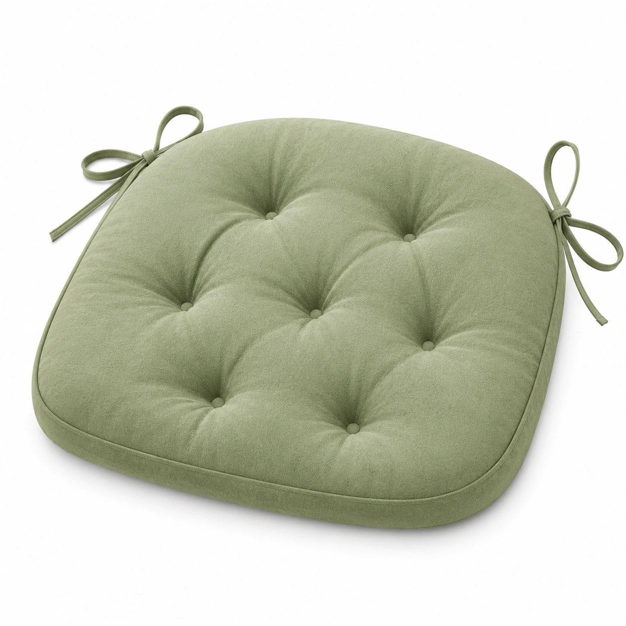Cuscino per Sedia Imbottito Verde 40x40 cm-meubelixa