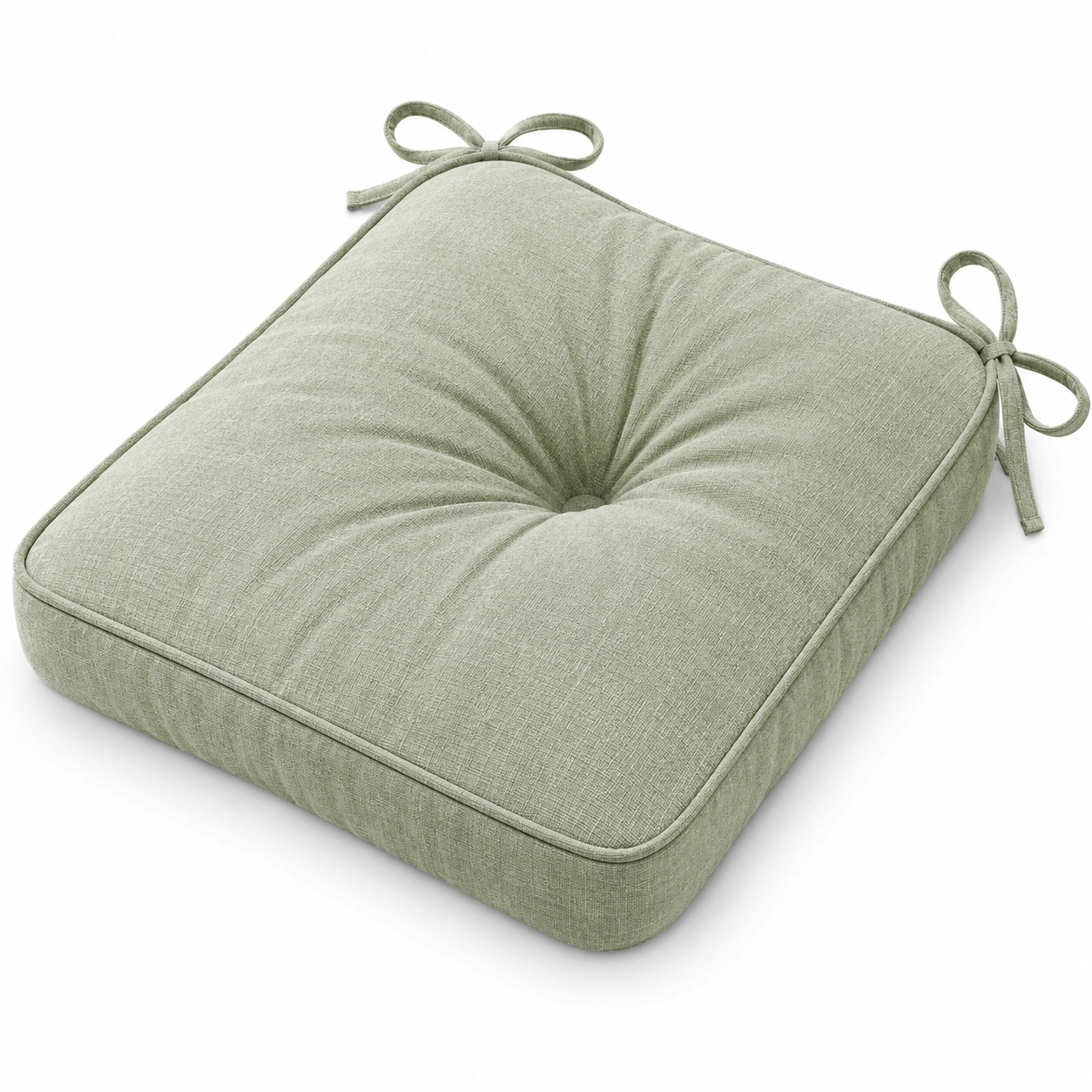 Cuscino per sedia quadrato verde chiaro 40x40 cm-meubelixa