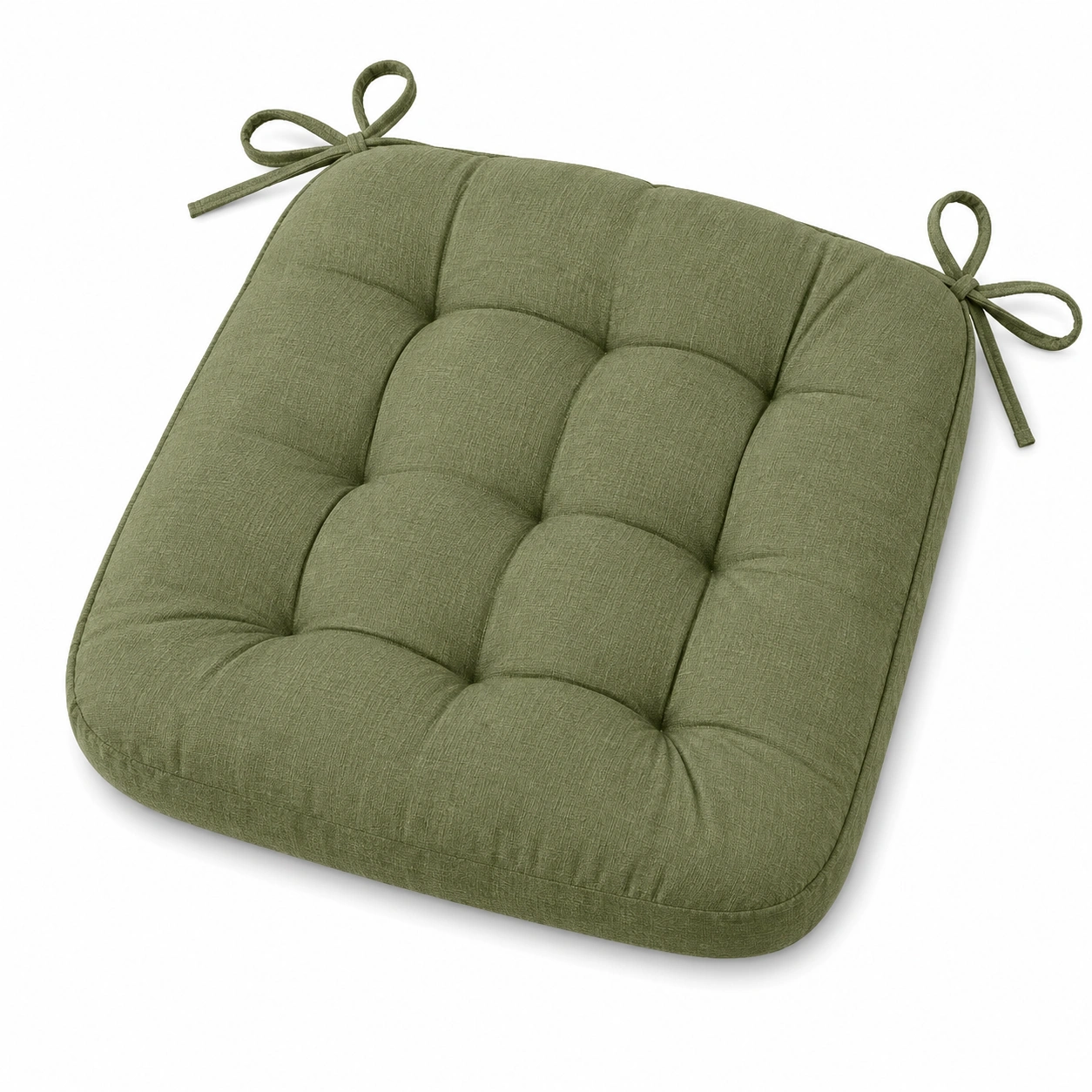 Cuscino per sedia imbottito 40x40 cm verde oliva-meubelixa