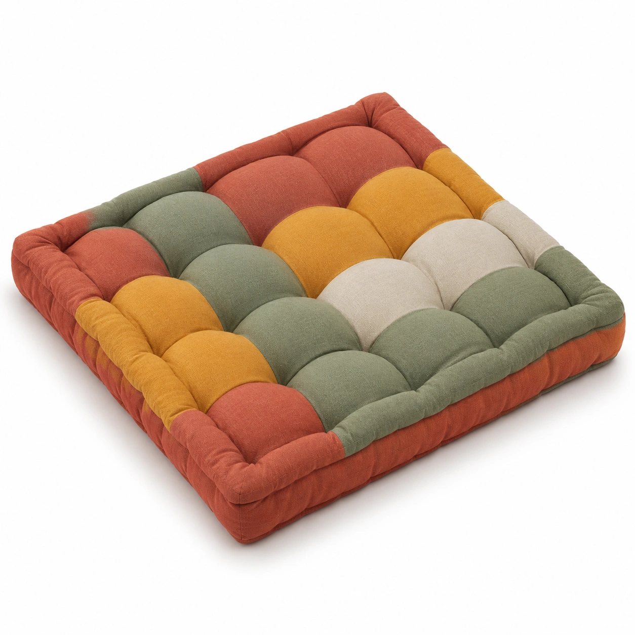 Cuscino da pavimento multicolore 45x45cm-meubelixa