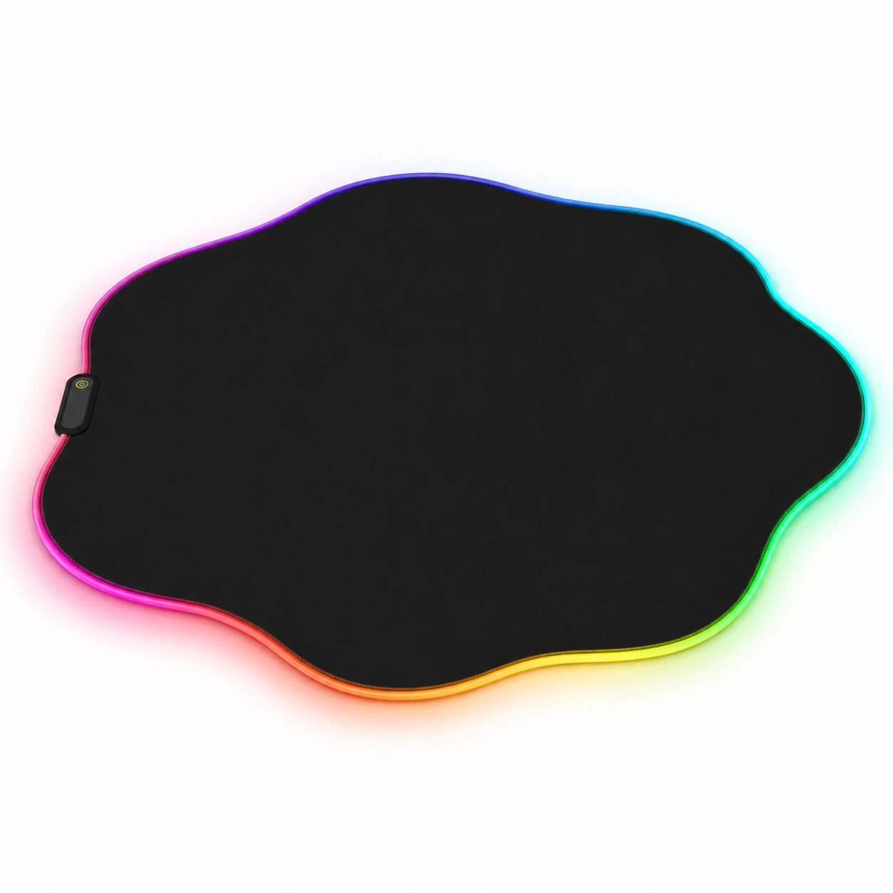Tappetino per Mouse Ergonomico Antiscivolo con Supporto per il Polso, Grado di Colore Viola/Rosso/Arancione-meubelixa