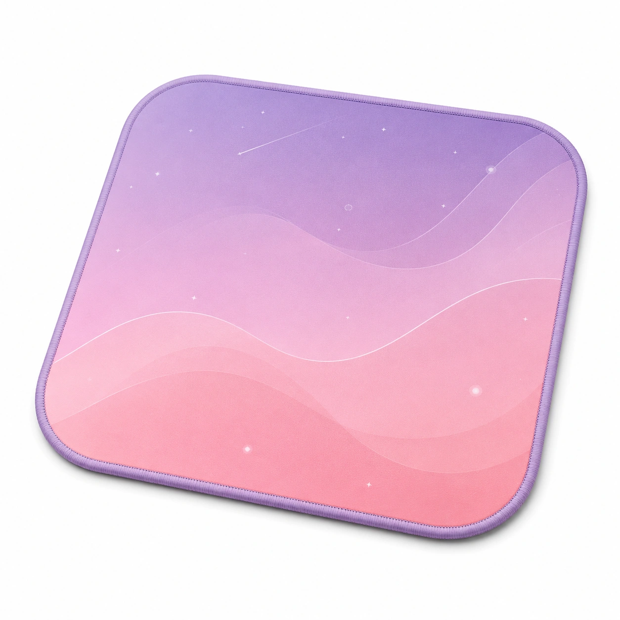 Tappetino per Mouse Grande Antiscivolo Motivo Astratto Ondulato 80x30cm Blu-meubelixa
