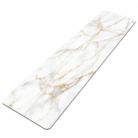 Tappeto da Cucina Antiscivolo Floreale Blu/Grey 120x40cm-meubelixa