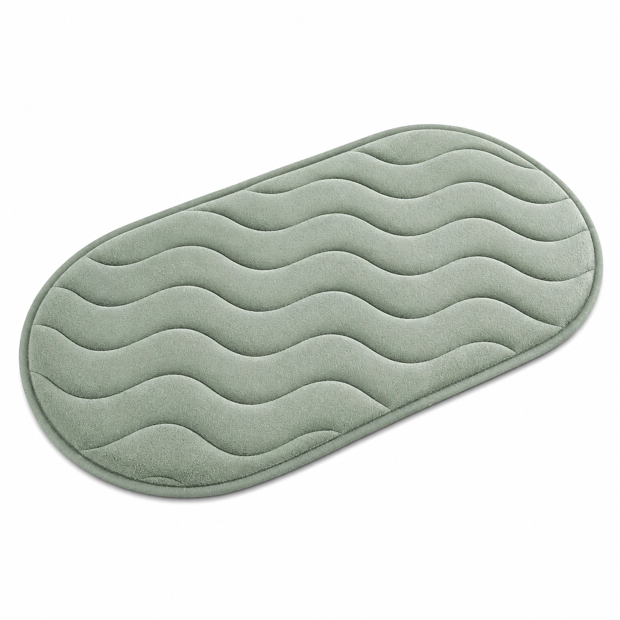 Tappetino da bagno verde assorbente 50x80cm-meubelixa
