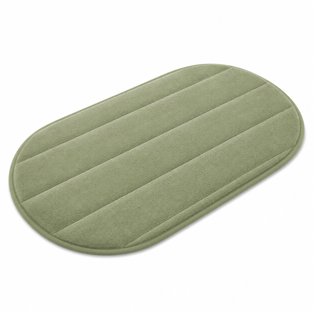 Tappeto Bagno Foglia 60x45 Verde Chiaro e Verde Scuro-meubelixa