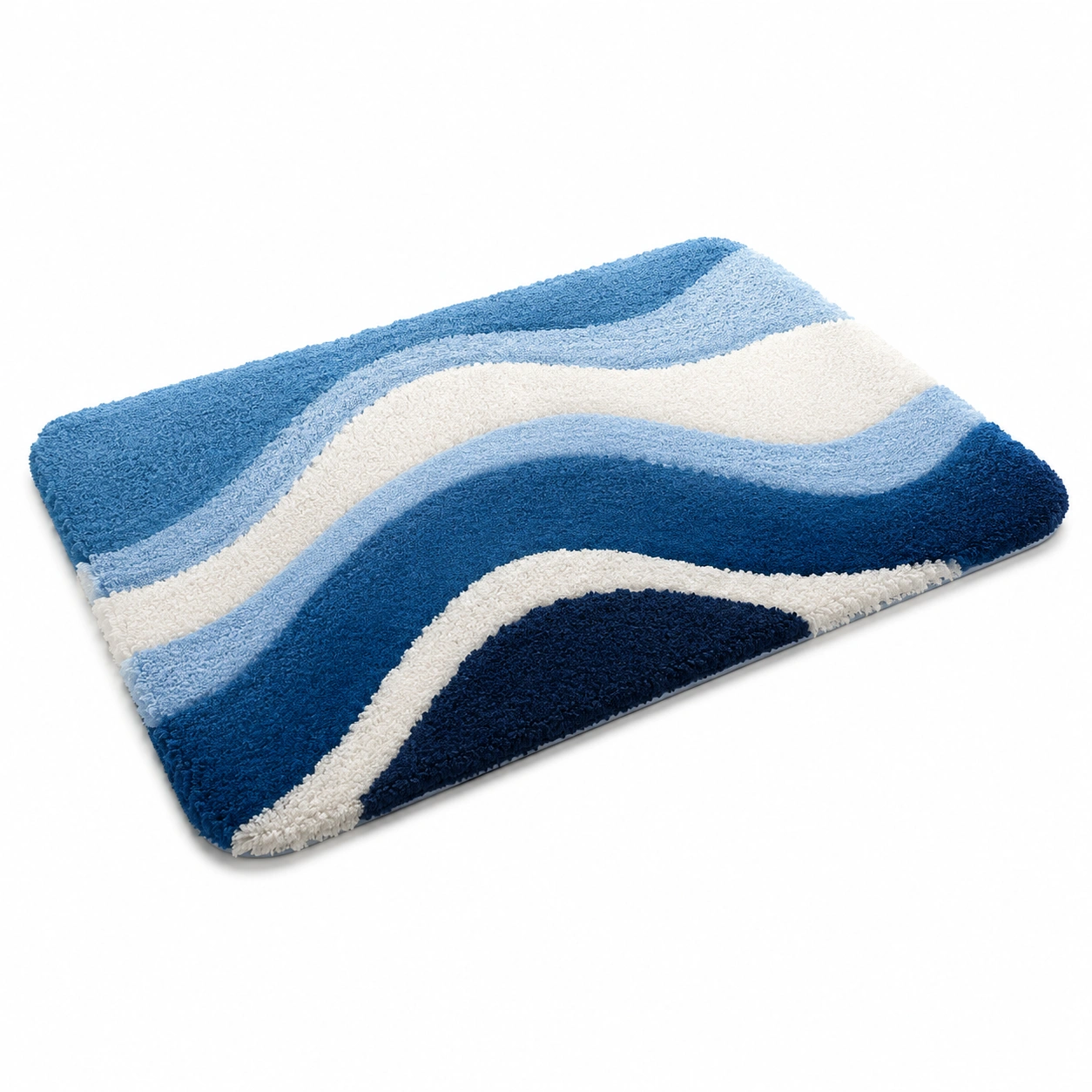 Tappeto da bagno assorbente con motivi botanici colorati 60x40 cm-meubelixa
