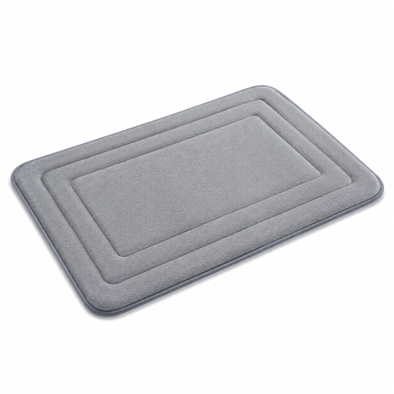 Tappeto da bagno antiscivolo 60x40cm motivo ondulato marrone e beige-meubelixa