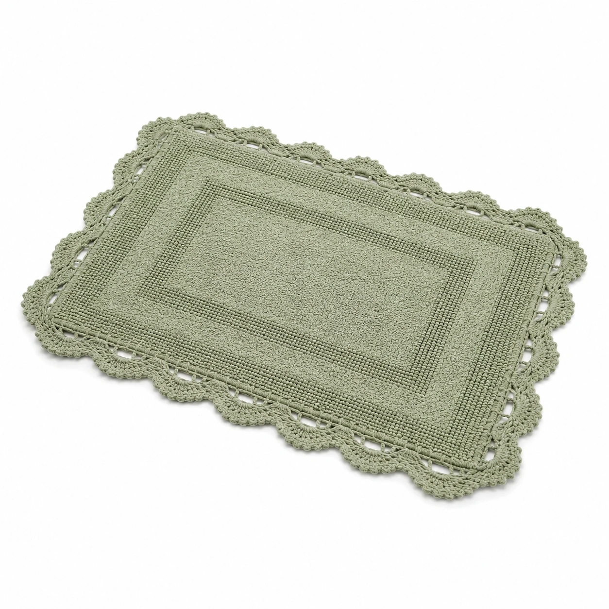Tappetino da bagno antiscivolo verde 50x80cm assorbente-meubelixa
