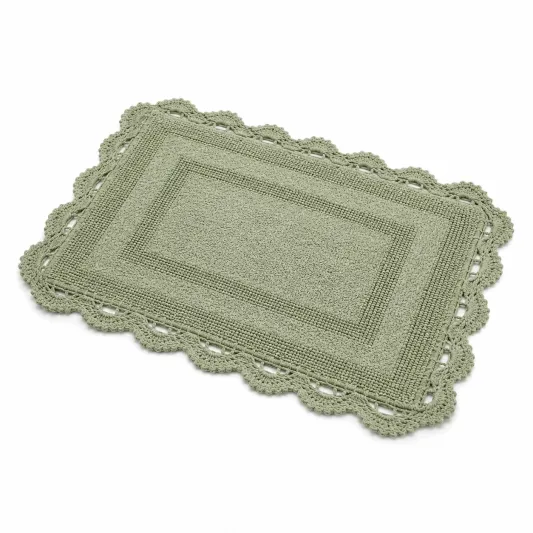 Tappetino da bagno antiscivolo verde 50x80cm assorbente-meubelixa
